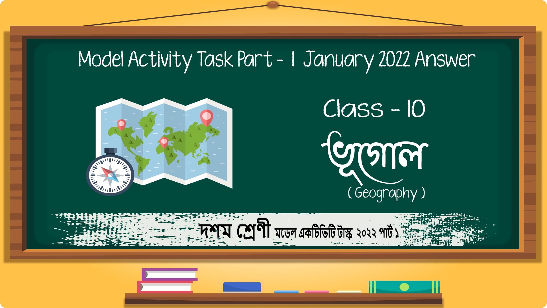 Model Activity Task Class 10 Geography January 2022 WB Institute